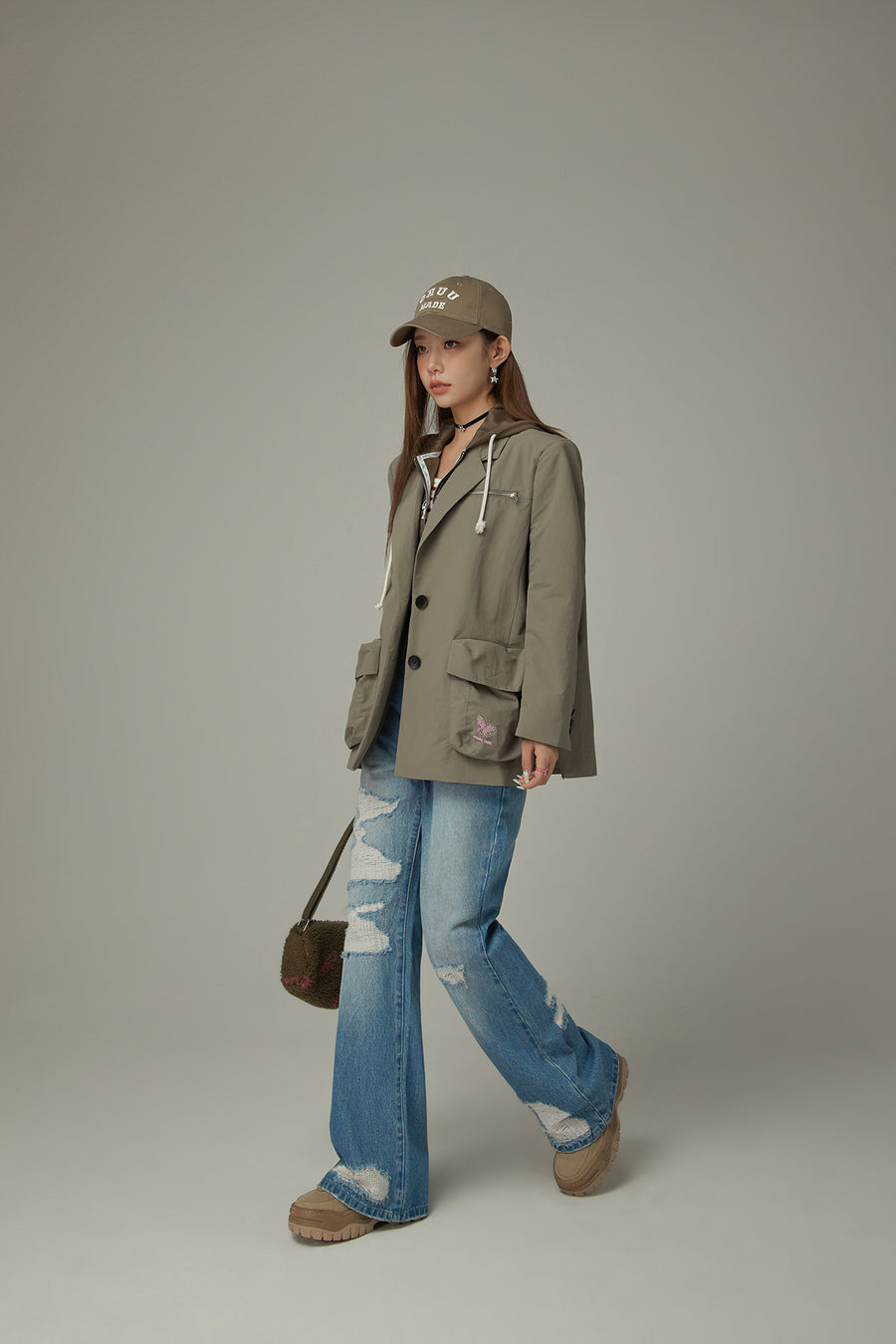 CHUU Big Pocket Boxy Jacket