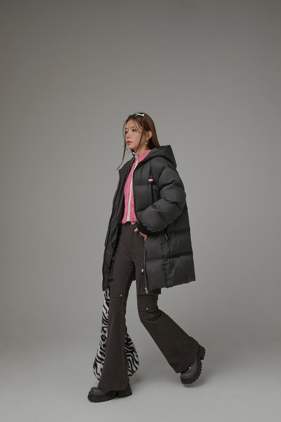 CHUU Hooded Duck Down Padded Jacket