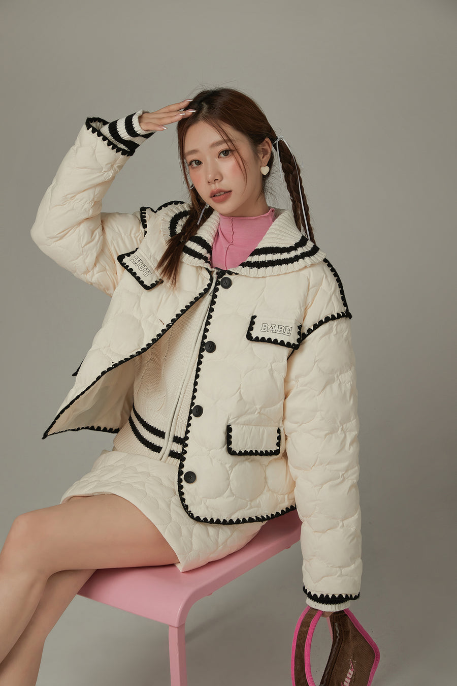 CHUU Light Quilt Padded Jacket