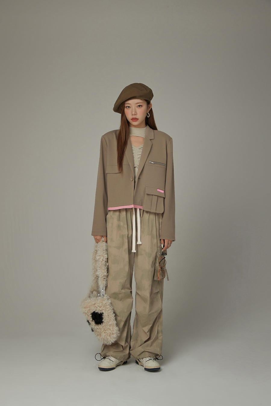 CHUU Color Point Pocket Jacket