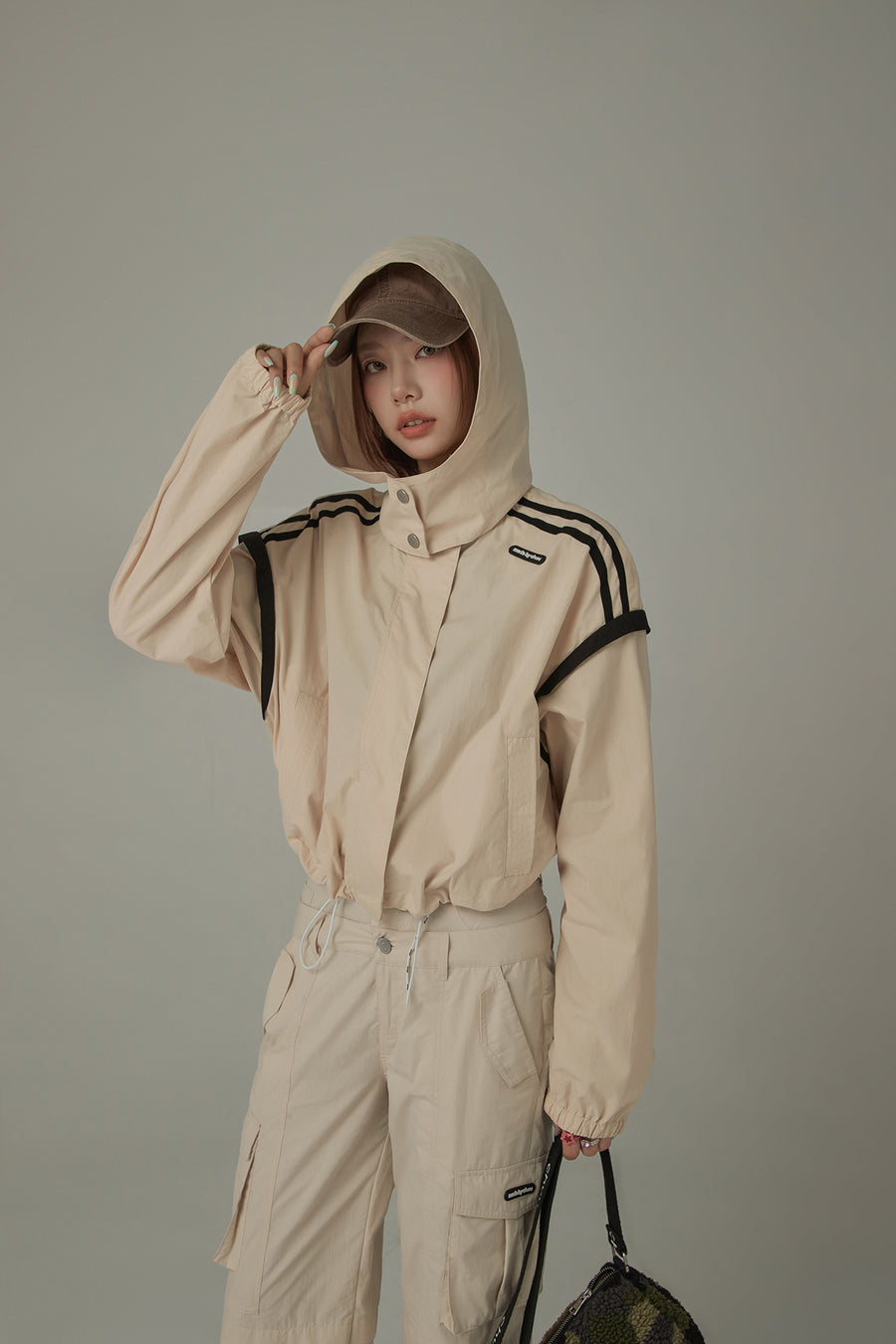 CHUU Oversized Hooded Lined Jacket