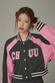 Logo Varsity Cropped Jacket