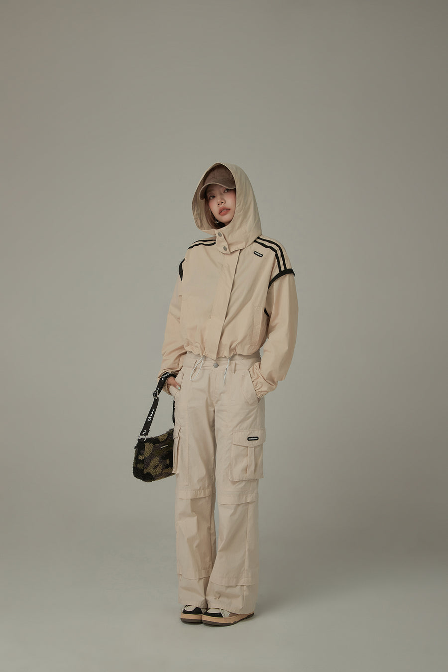 CHUU Oversized Hooded Lined Jacket