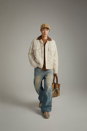 Corduroy Collar Jacket