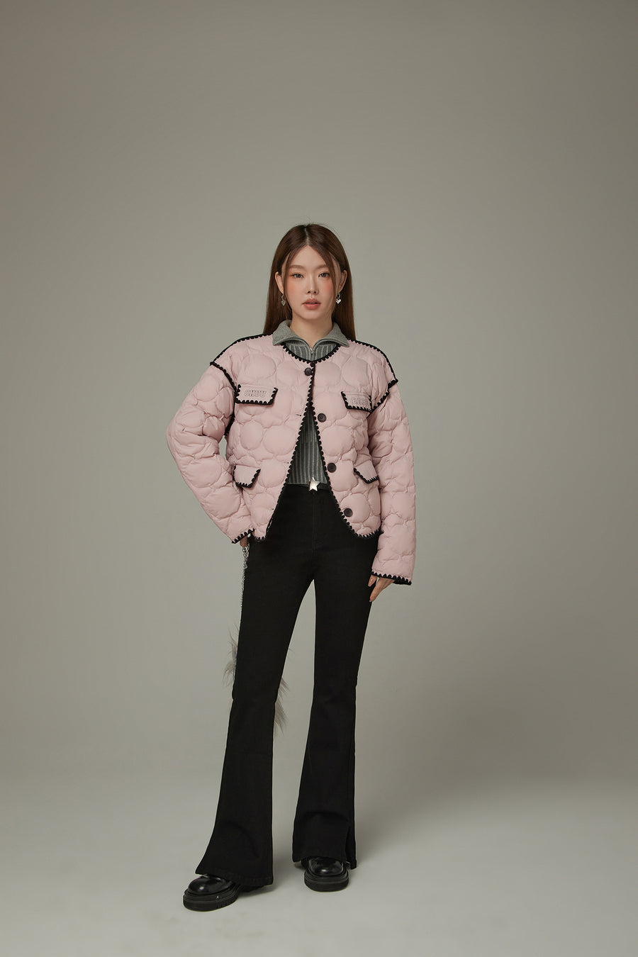 CHUU Light Quilt Padded Jacket