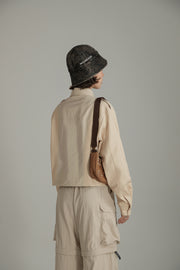 Polo Neck Simple Jacket