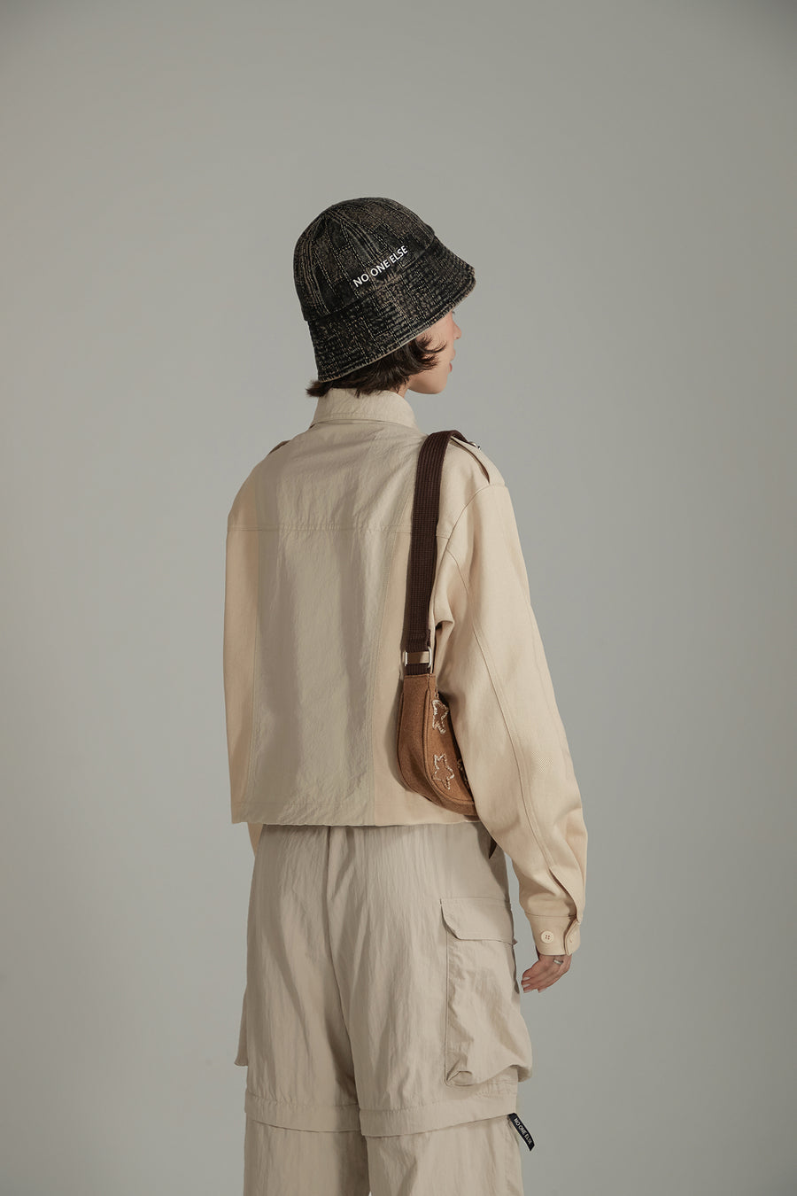 CHUU Polo Neck Simple Jacket