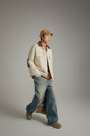 Corduroy Collar Jacket