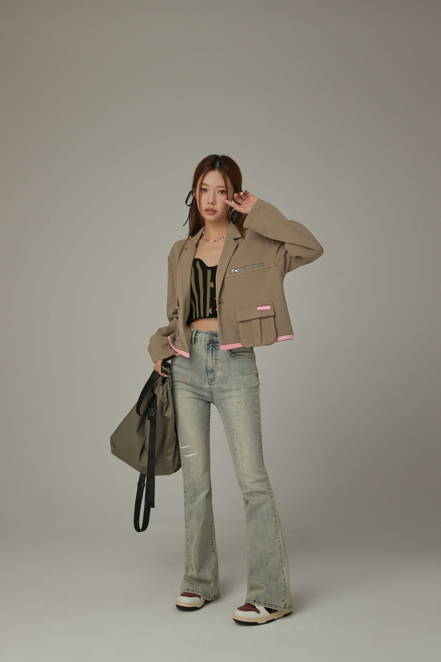 CHUU Color Point Pocket Jacket