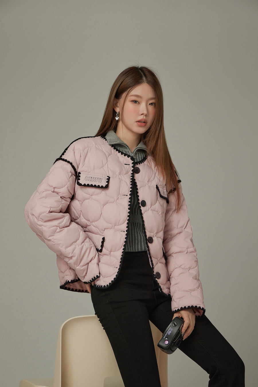 CHUU Light Quilt Padded Jacket