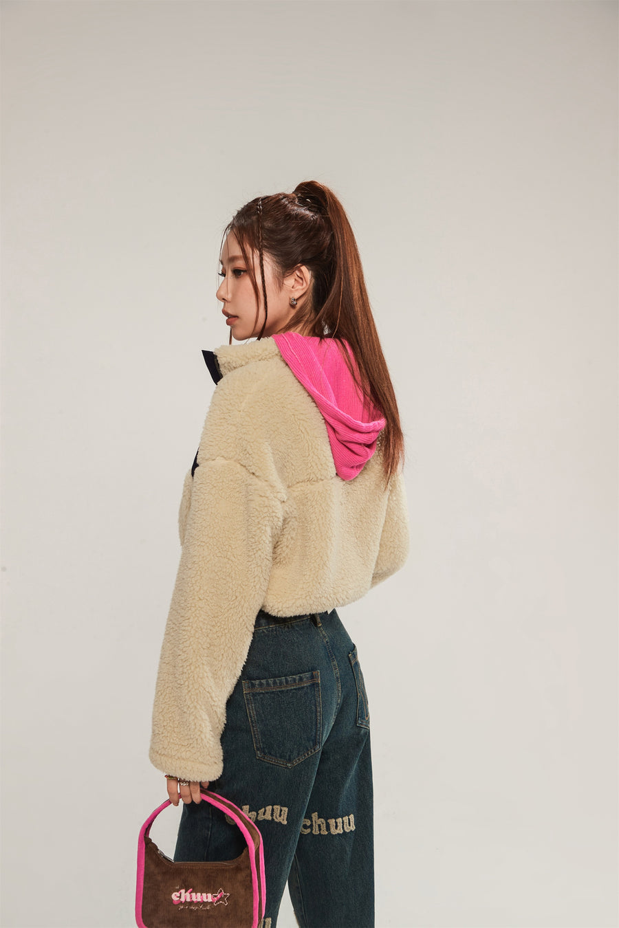 CHUU Daily Color Fleece Jacket