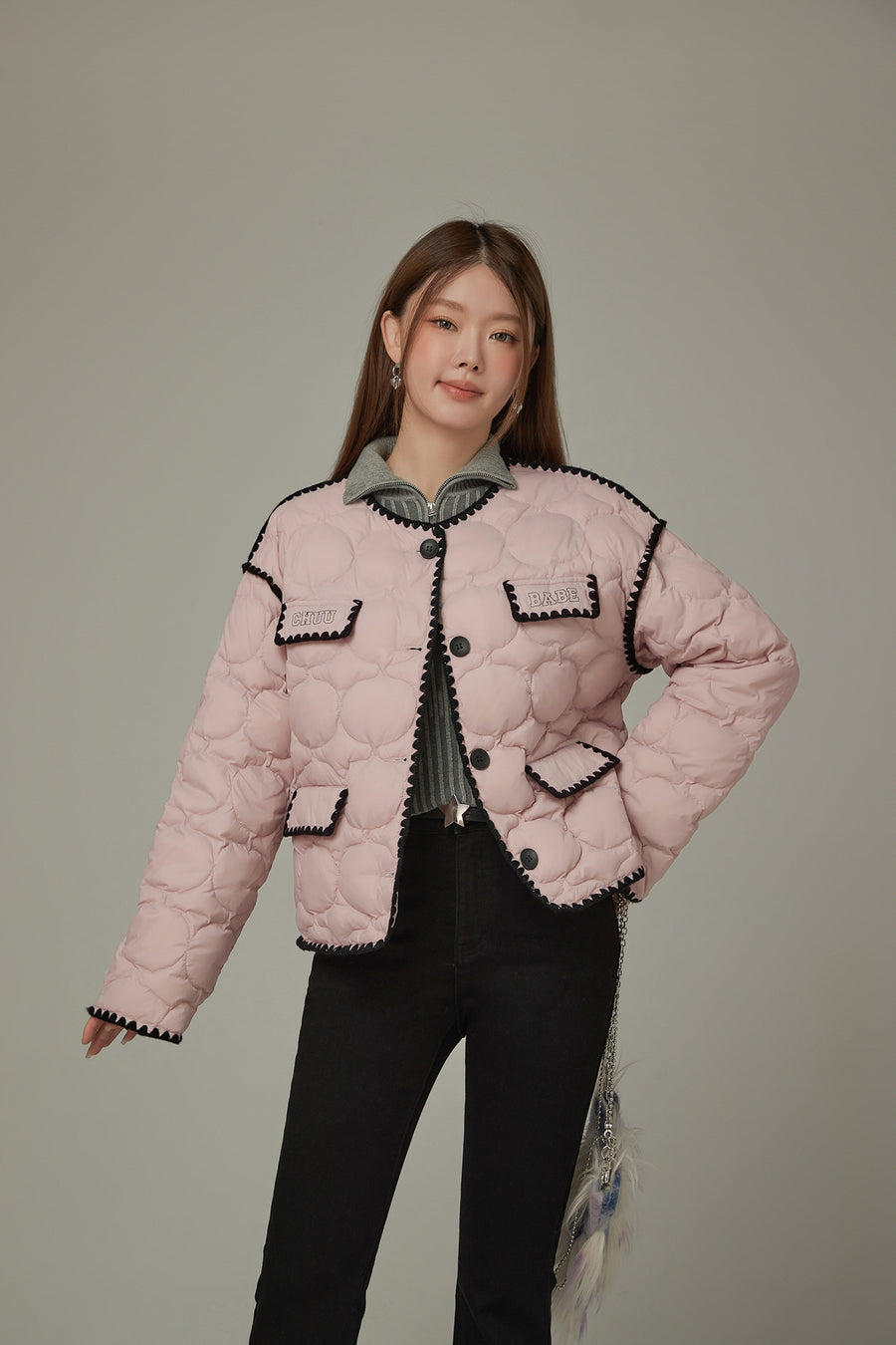 CHUU Light Quilt Padded Jacket