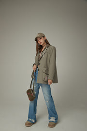 Big Pocket Boxy Jacket