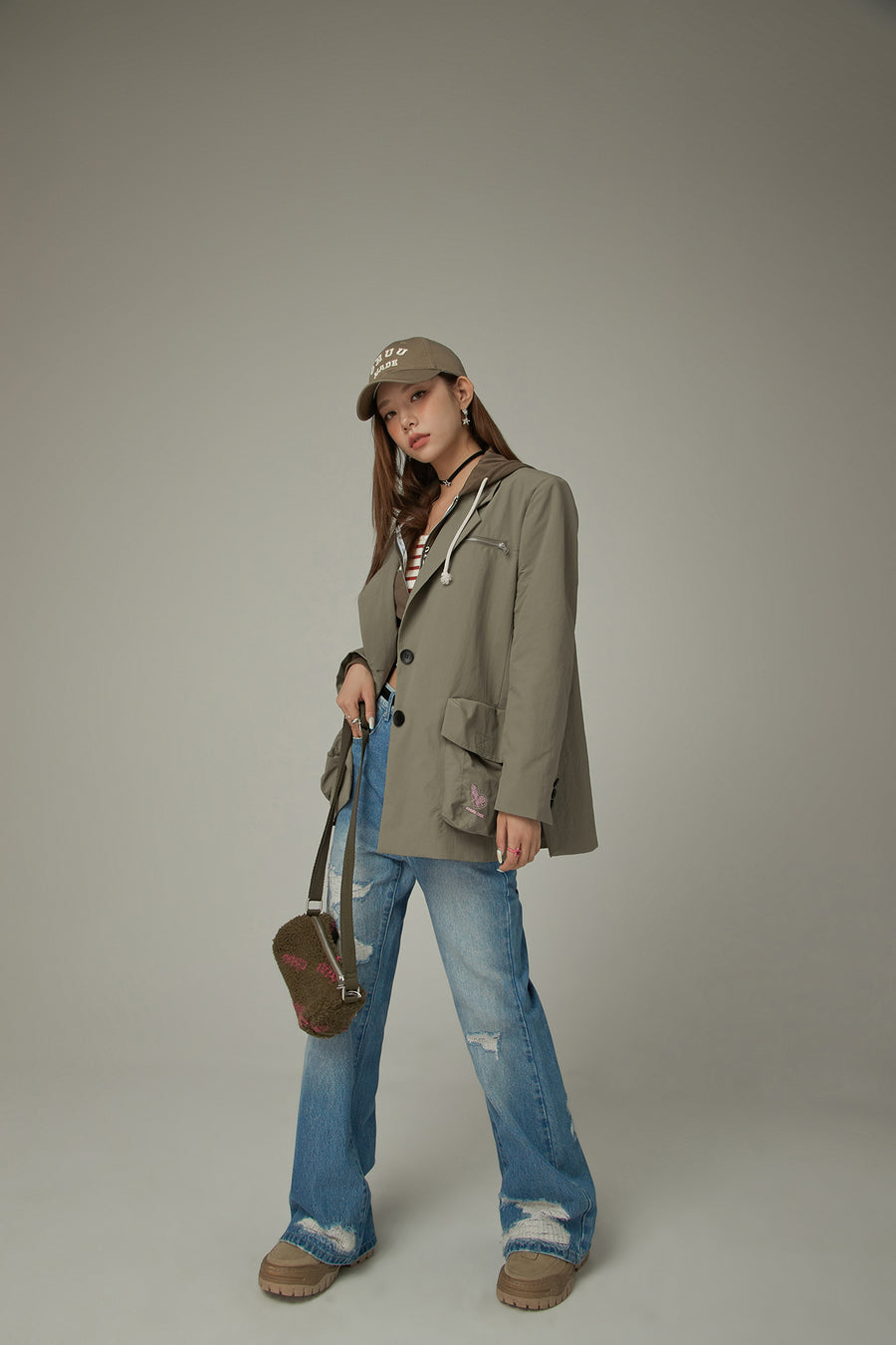 CHUU Big Pocket Boxy Jacket