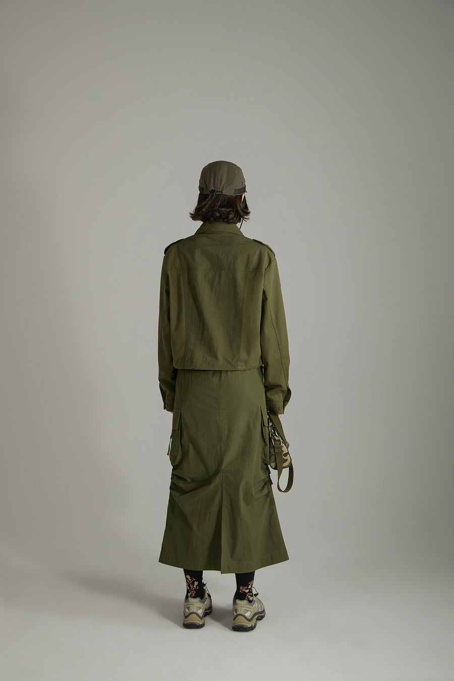 CHUU Polo Neck Simple Jacket