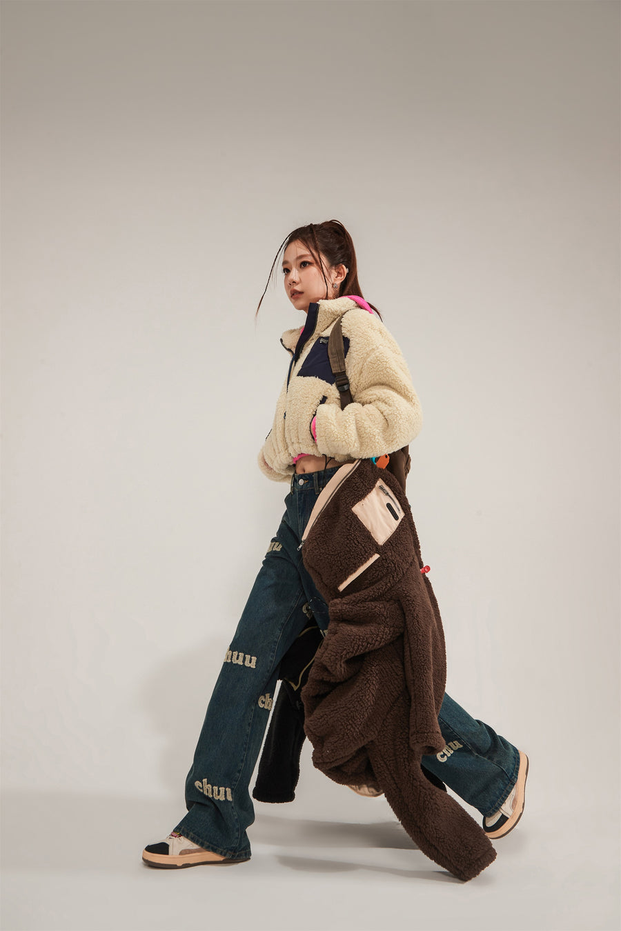 CHUU Daily Color Fleece Jacket