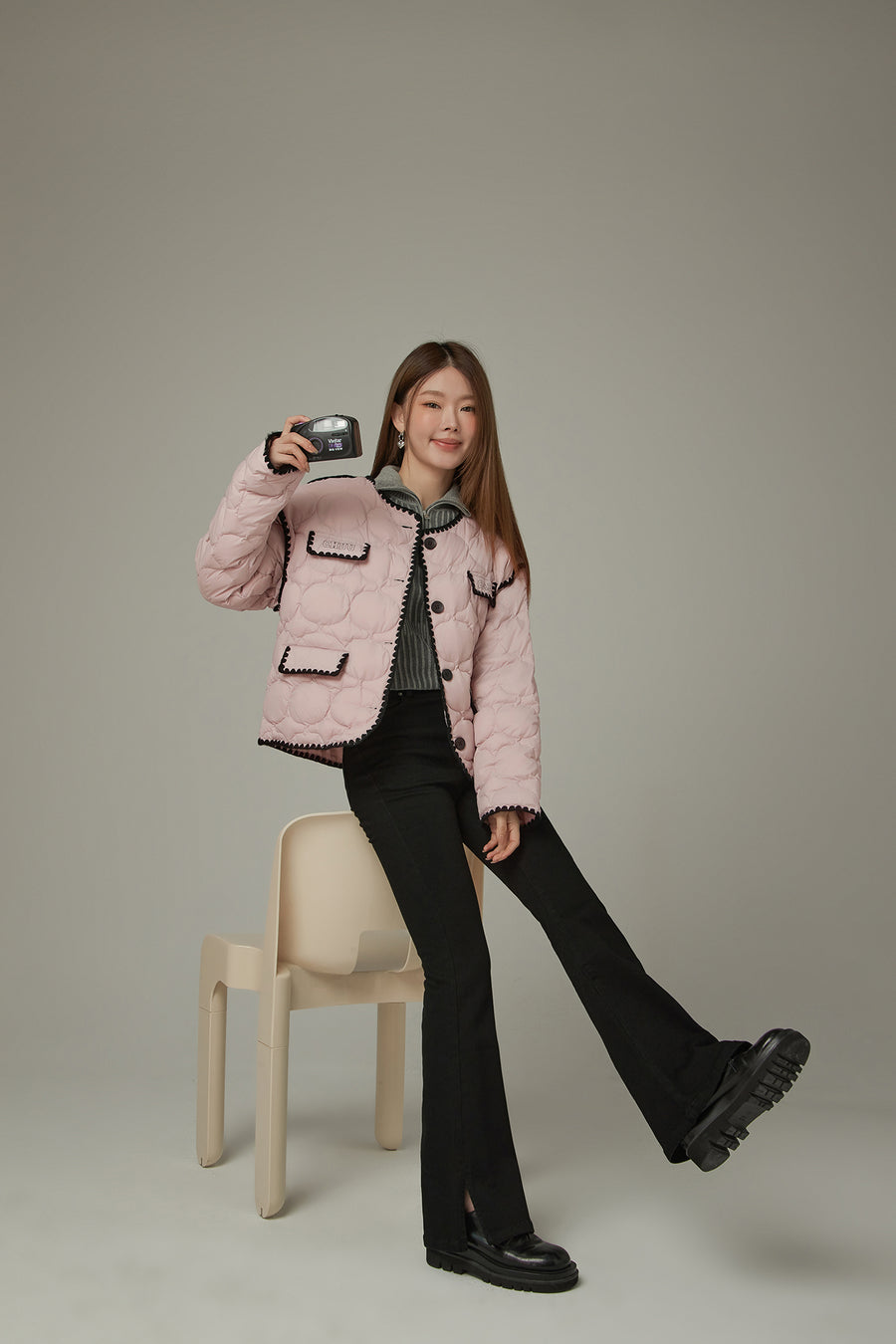 CHUU Light Quilt Padded Jacket