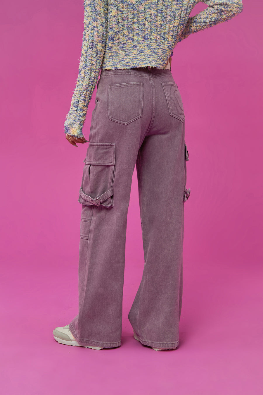 CHUU Pocket Color Straight Jeans