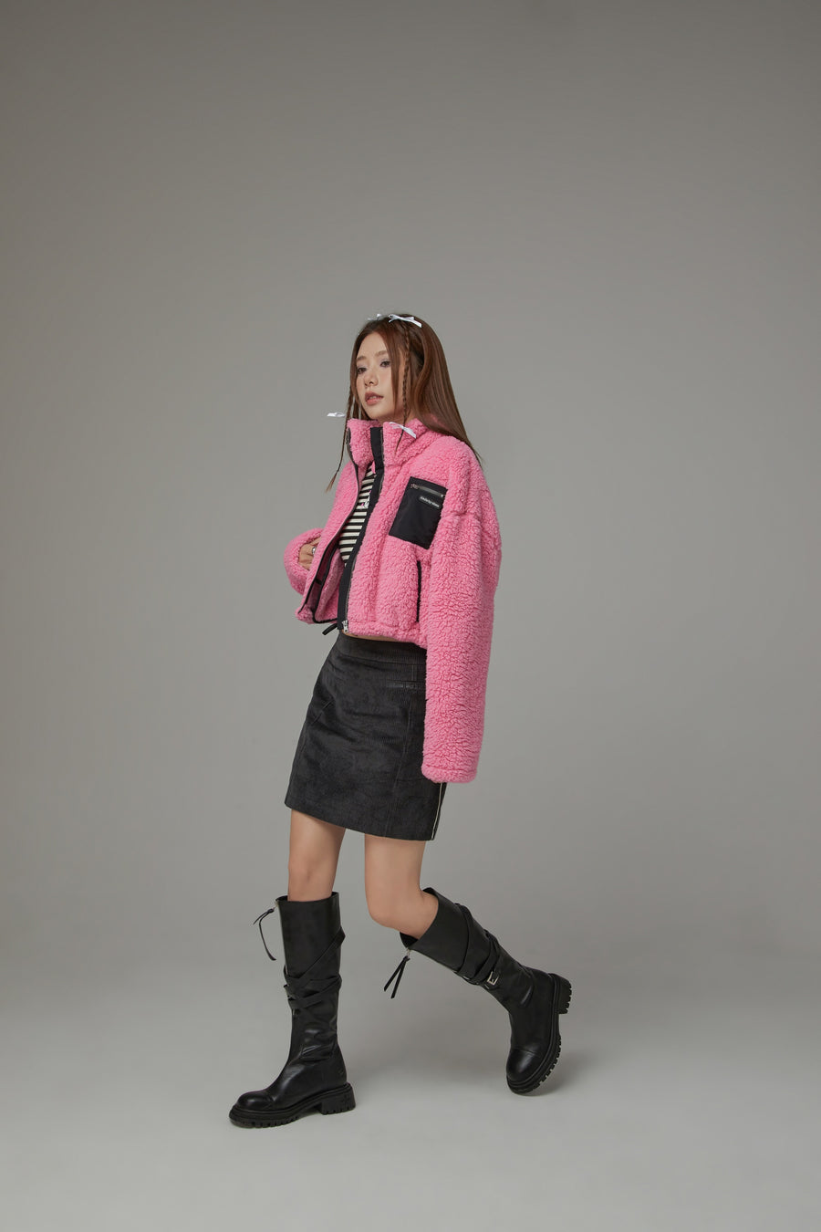 CHUU Daily Color Fleece Jacket