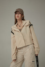 Oversized Hooded Lined Jacket