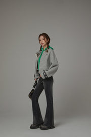 Raglan Two Toned Jacket