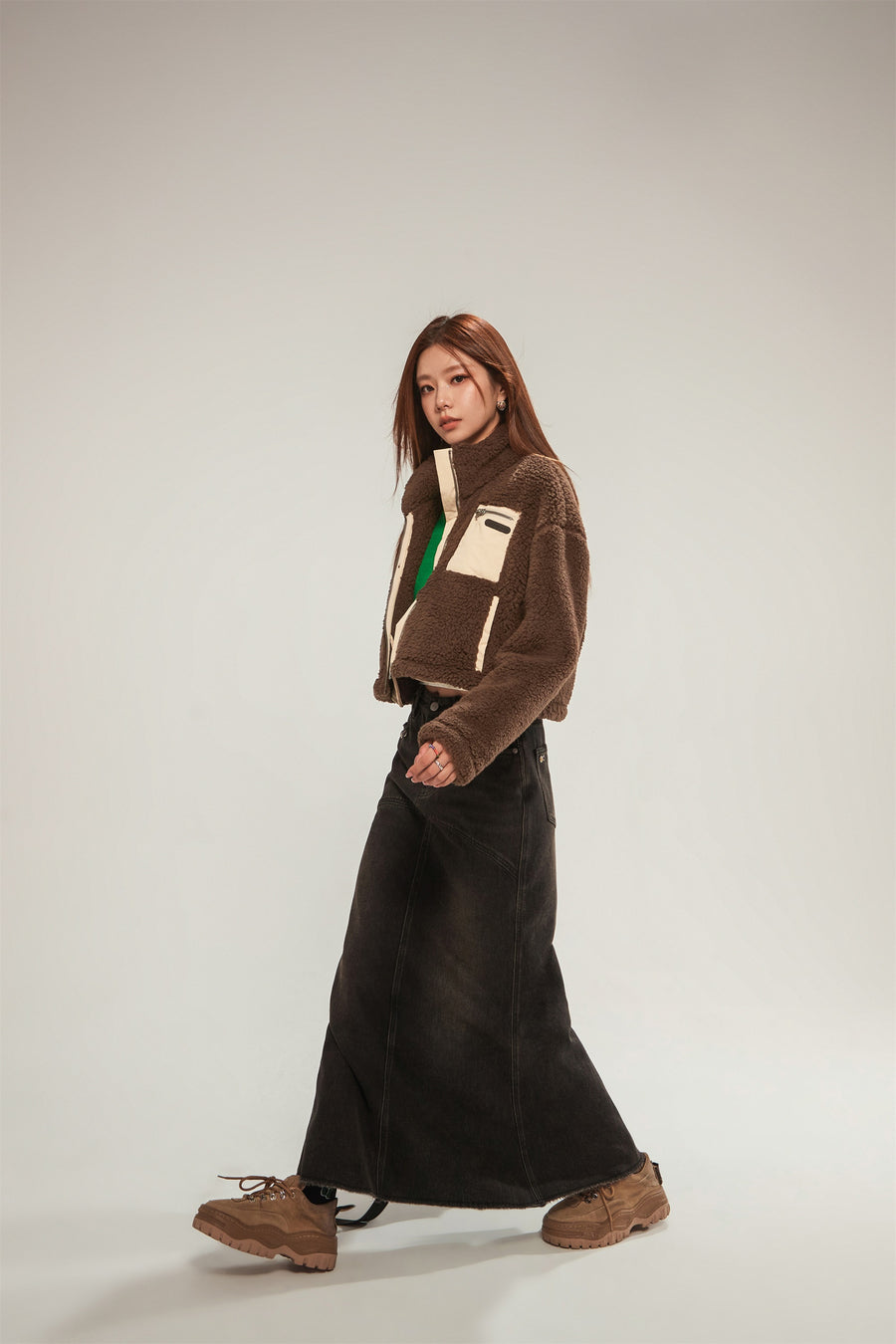 CHUU Daily Color Fleece Jacket