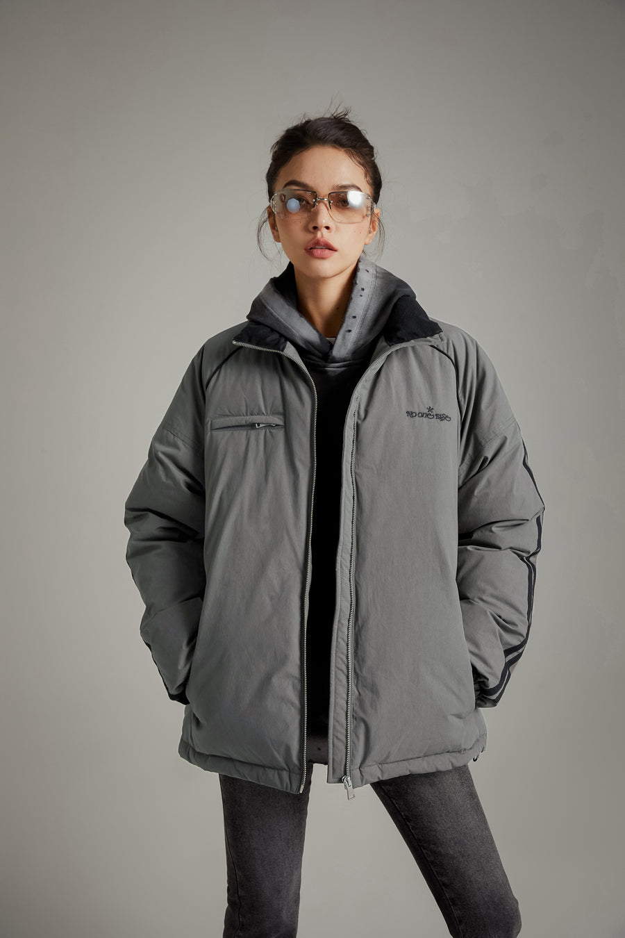 CHUU Sporty Loose Fit Padded Jacket