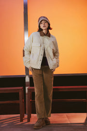 Corduroy Collar Jacket