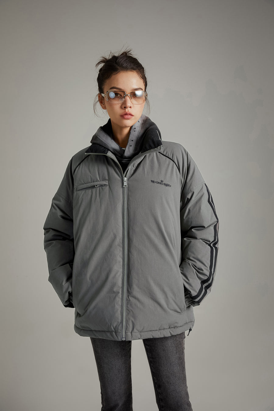 CHUU Sporty Loose Fit Padded Jacket
