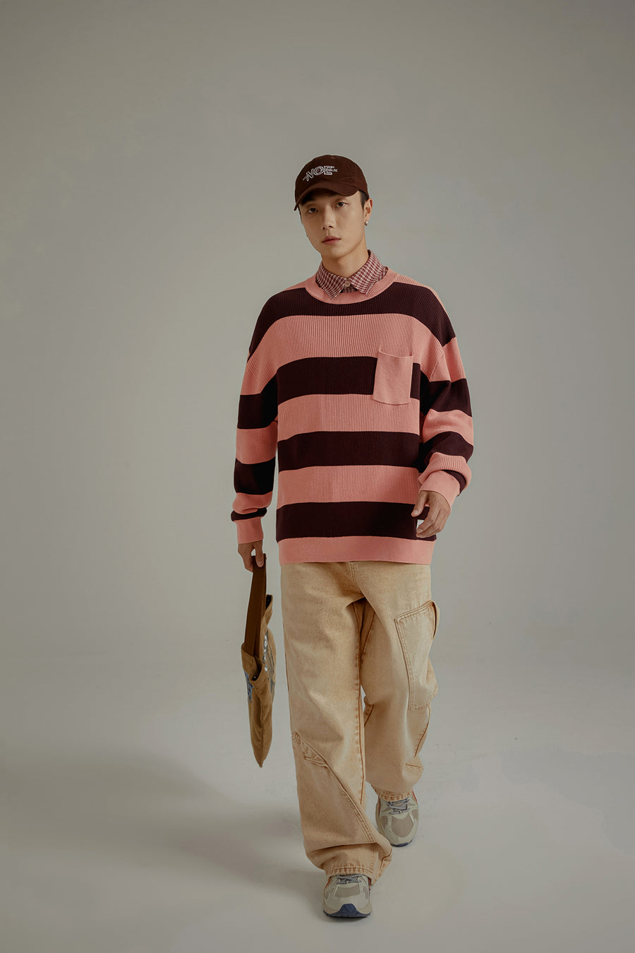 CHUU Pocket Washed Wide Jeans