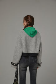 Raglan Two Toned Jacket