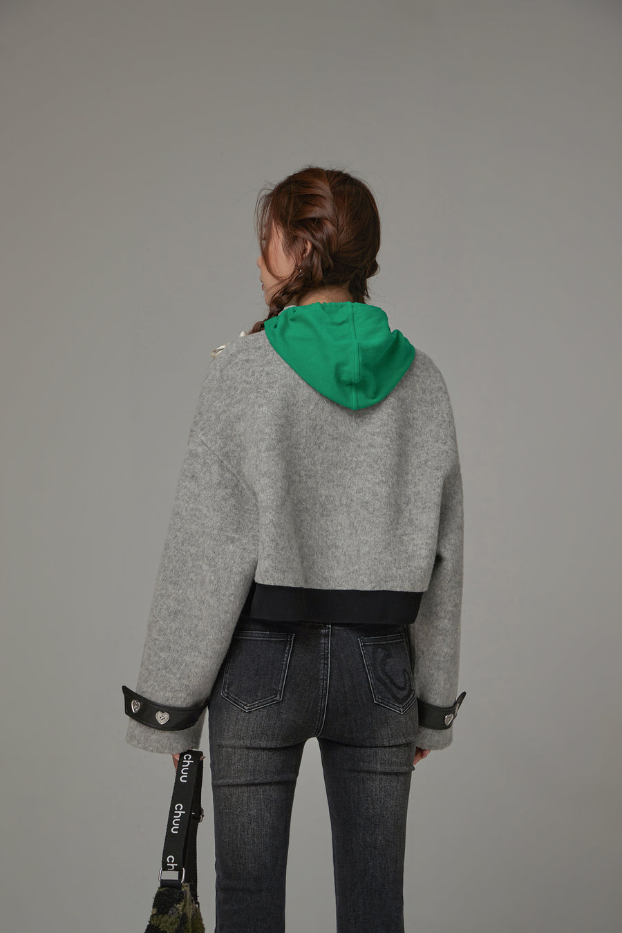 CHUU Raglan Two Toned Jacket