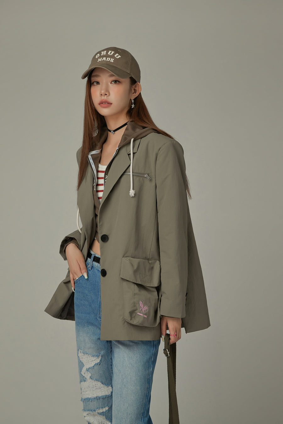 CHUU Big Pocket Boxy Jacket