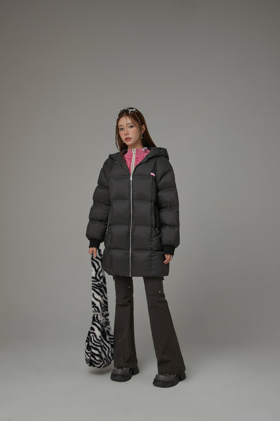 CHUU Hooded Duck Down Padded Jacket