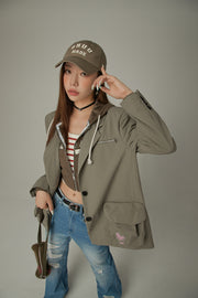 Big Pocket Boxy Jacket