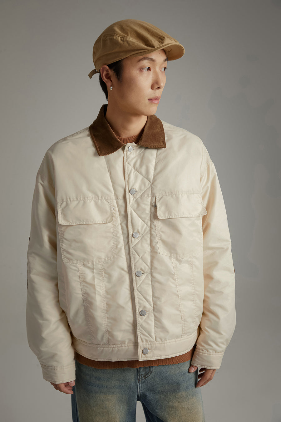 CHUU Corduroy Collar Jacket
