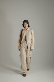 Polo Neck Simple Jacket