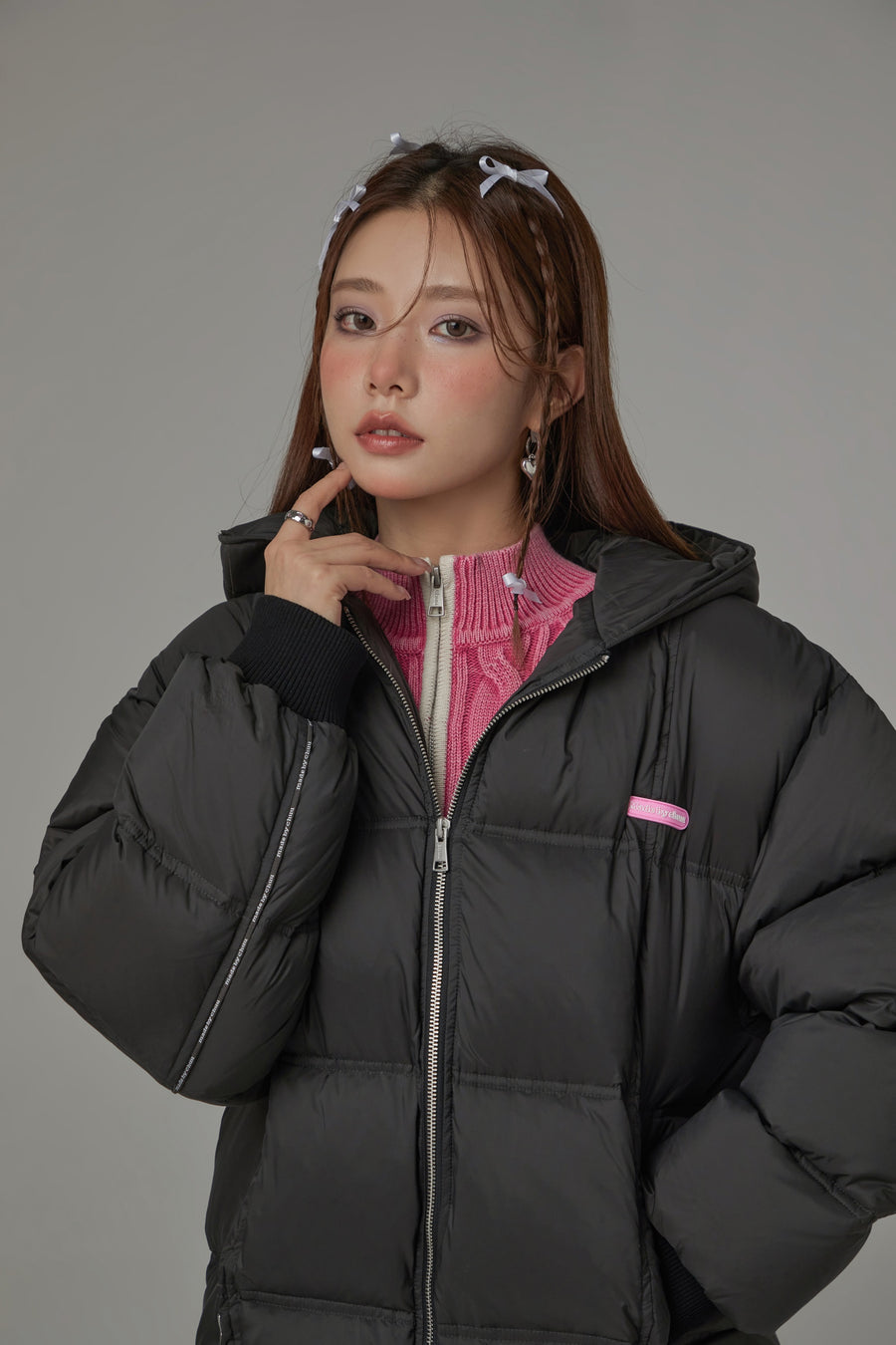 CHUU Hooded Duck Down Padded Jacket