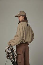 High Neck Quilted Jacket