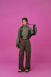 Logo Varsity Crop Jacket