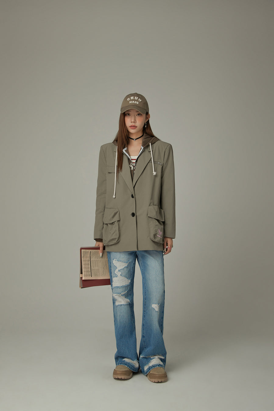 CHUU Big Pocket Boxy Jacket