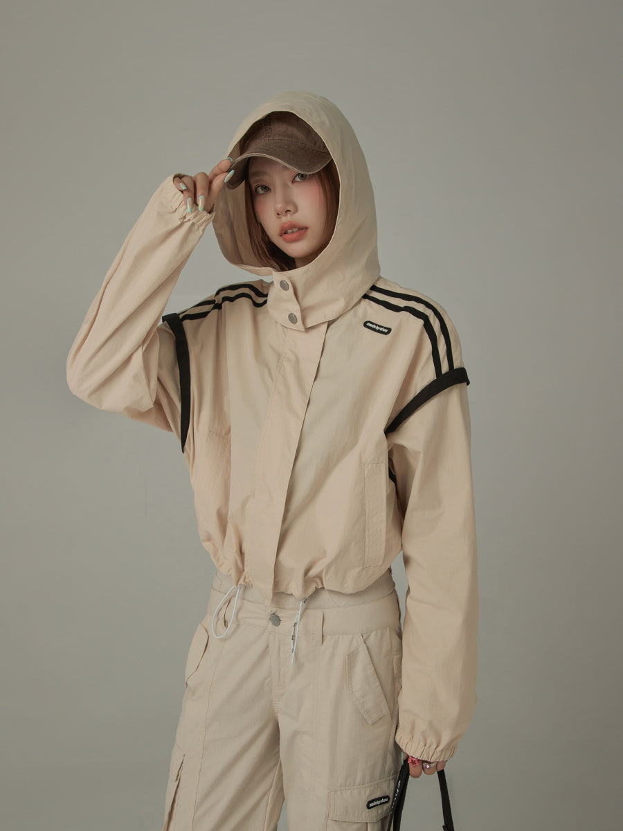 CHUU Oversized Hooded Lined Jacket