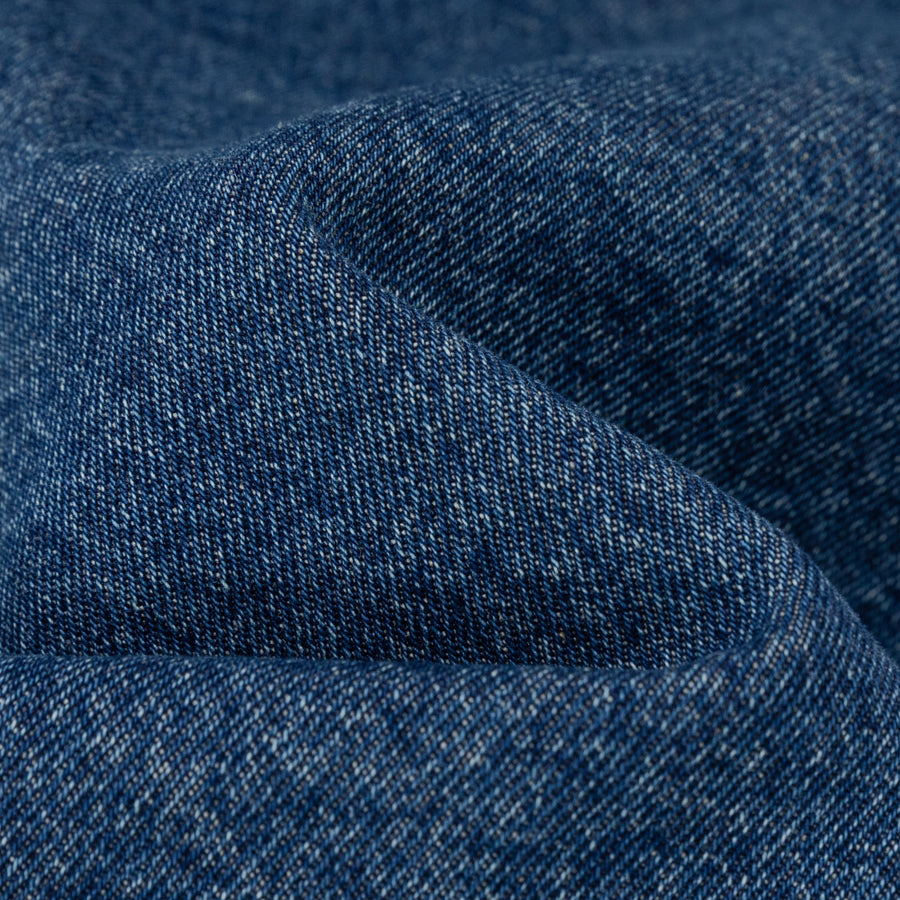 CHUU Raw Hem Denim Crop Jacket