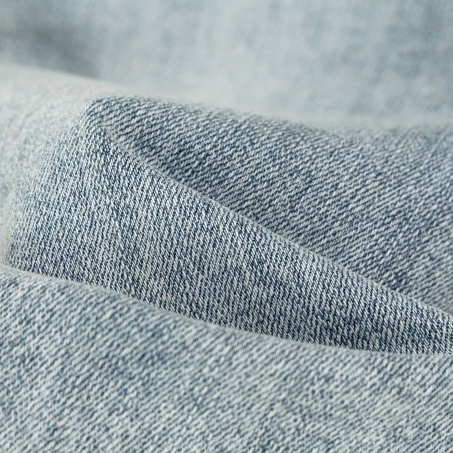 CHUU X Stitch Waist Slit Bootcut Denim Jeans