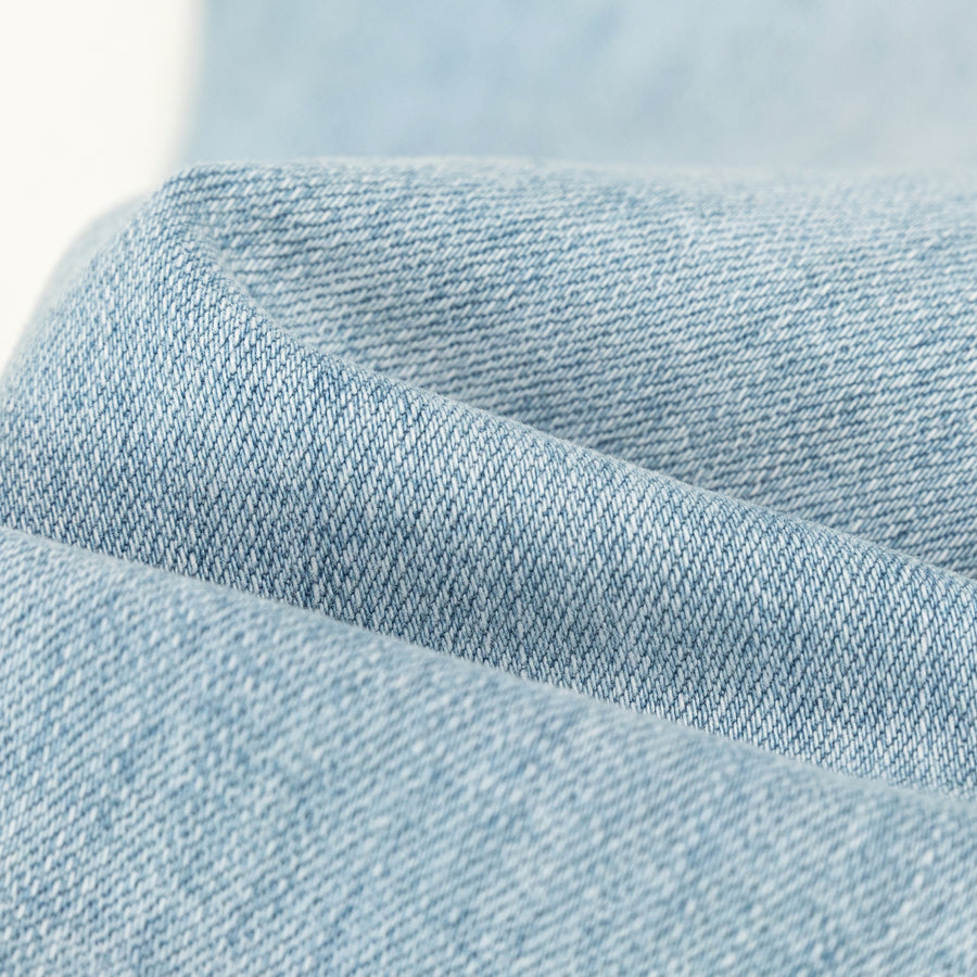 CHUU Stitch Distressed Bootcut Denim Jeans