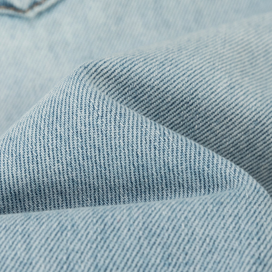 CHUU Fringe Stitch Slit Bootcut Denim Jeans