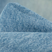 Front Pocket Design Wide Straight Denim Jeans