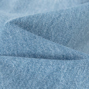 Cherry Letter Embroidered Wide Leg Straight Denim Jeans