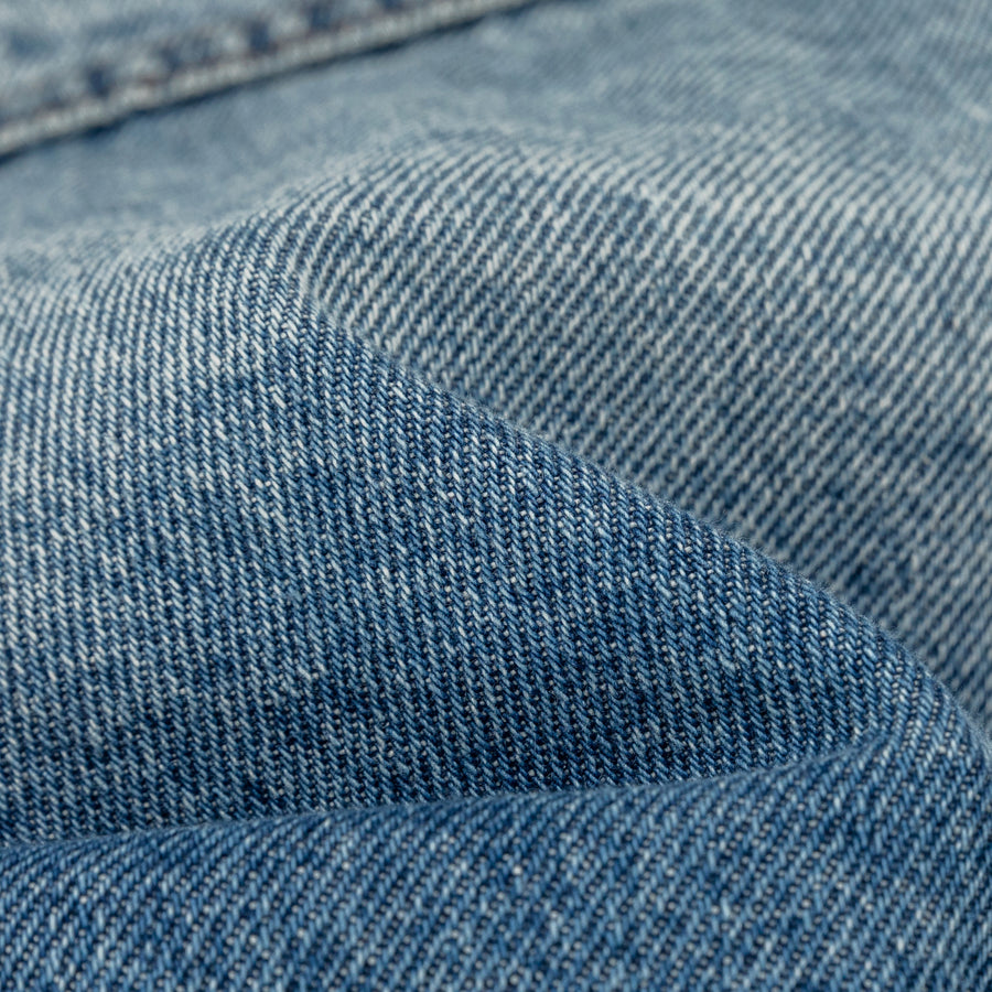 CHUU Color Collar Stitching Retro Denim Jacket