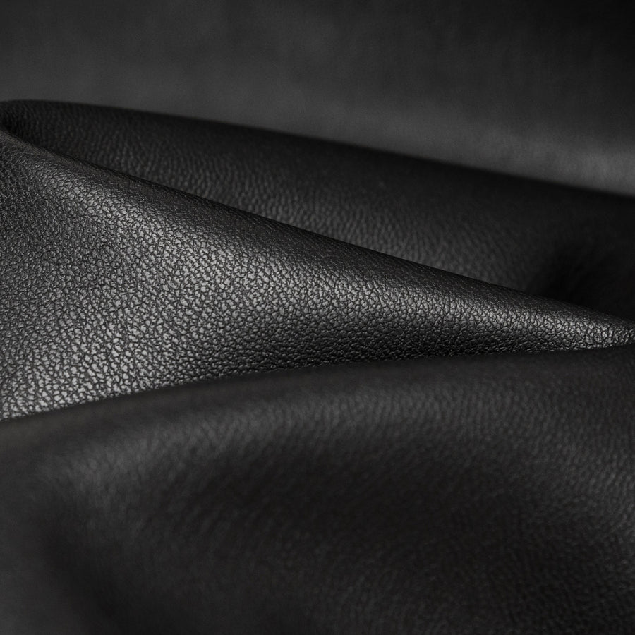 CHUU Varsity Leather Zip-Up Jacket